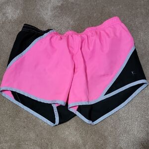 Danskin Now Pink and Black Athletic Shorts